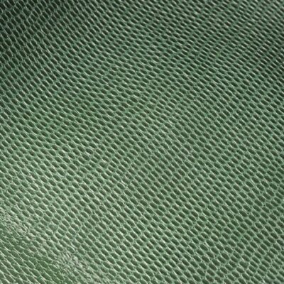 Cuir de vachette embossé lézard vert sapin Cuir de vachette embossé lézard vert sapin