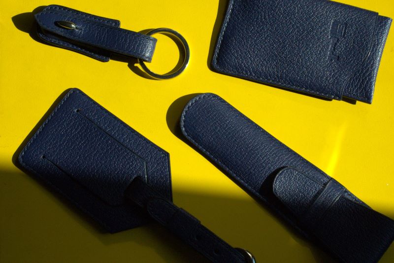 collection capsule bleu encre Ruadh sellier maroquinier Rennes collection capsule bleu encre Ruadh sellier maroquinier Rennes